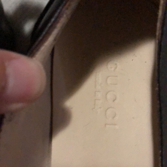 TODAY ONLY:Authentic GUCCI Penny Loafer Brown Leather Shoes Size 37C Made Italy - Picture 2 of 13